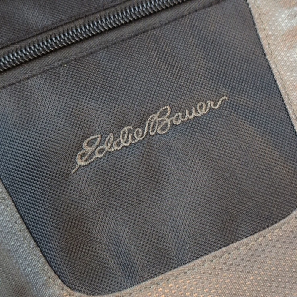 Eddie Bauer Black Orange Messenger Crossbody Small Diaper Bag Durable